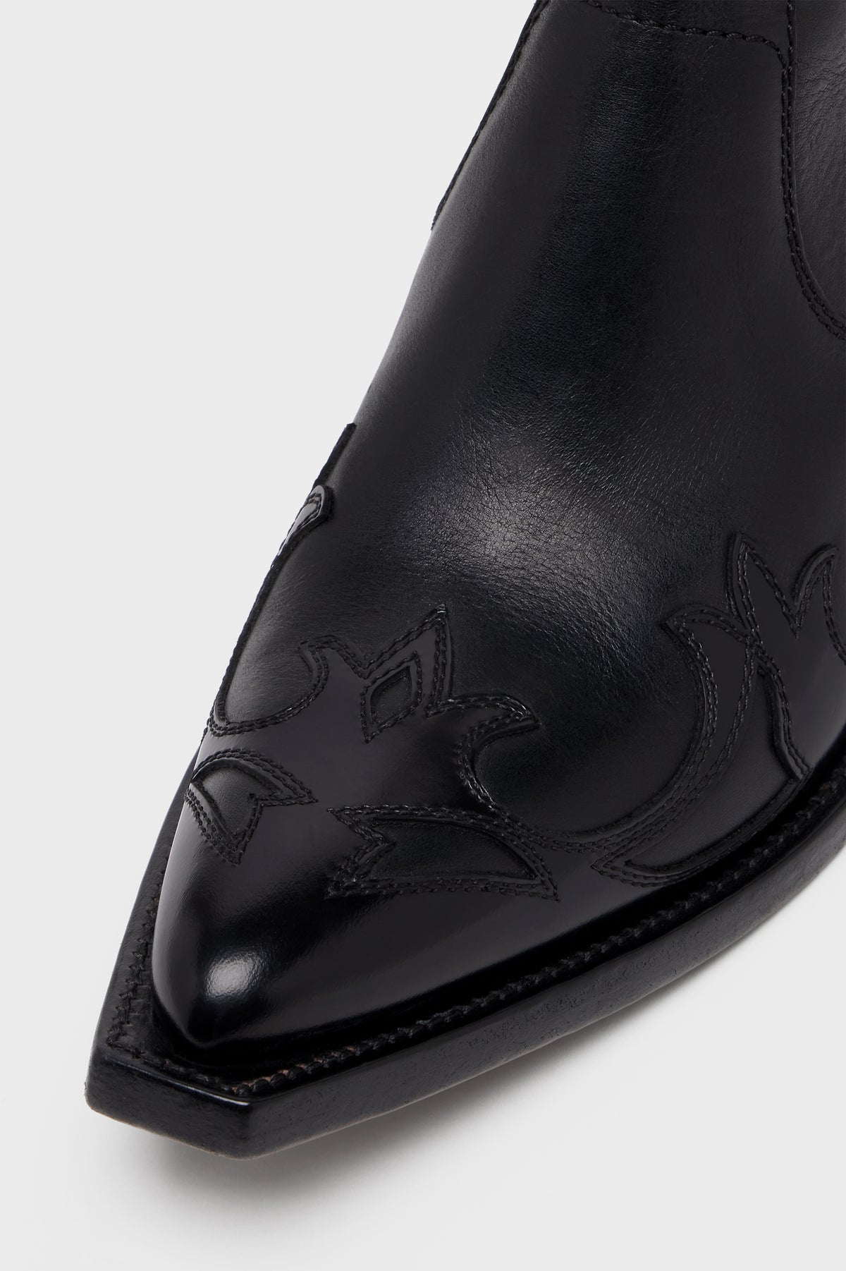 Heel-Less Western Flame Boot