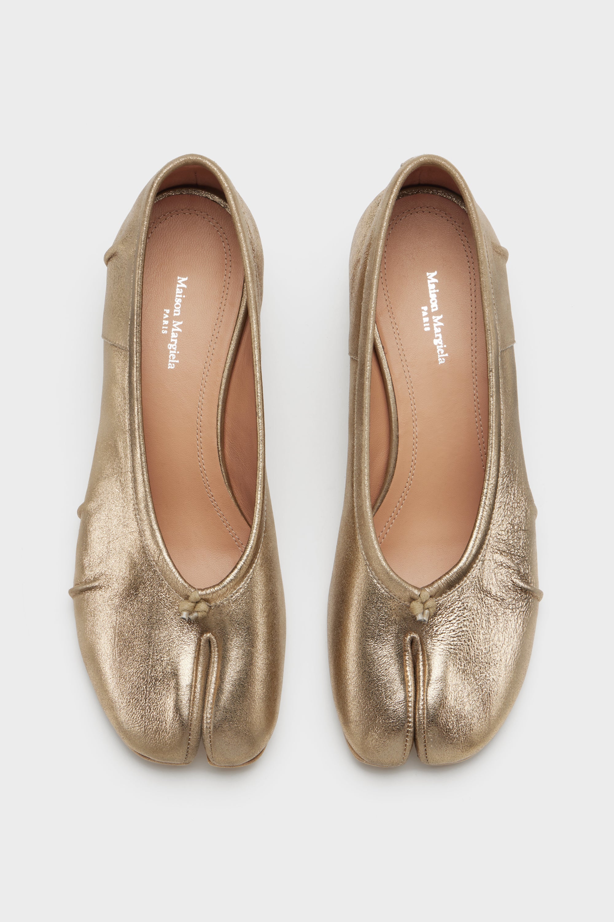 Designer Gold Tabi New Ballerina | Shop Online | Maison Margiela