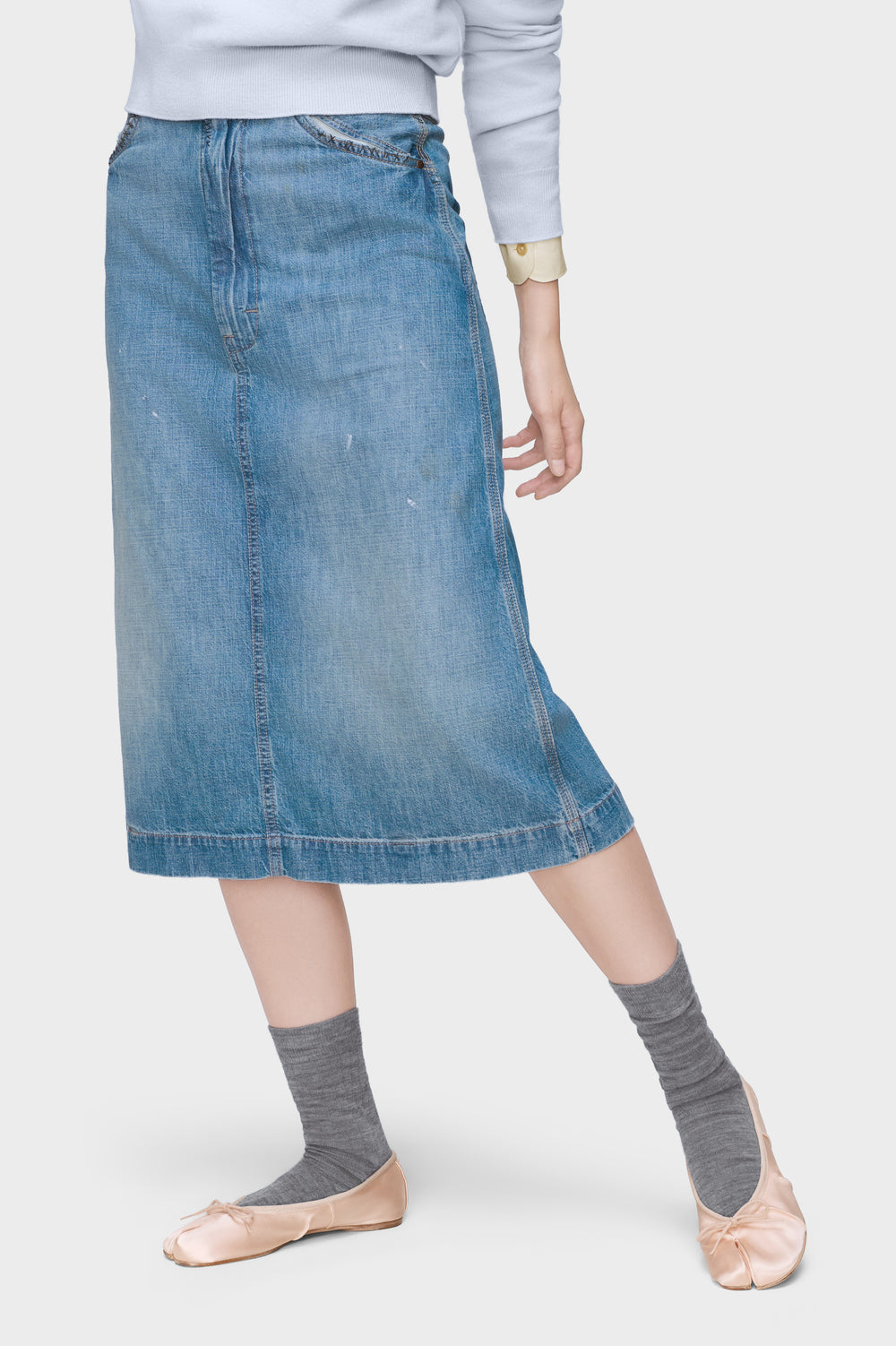 Maison Margiela تابي ساتان راقصة الباليه