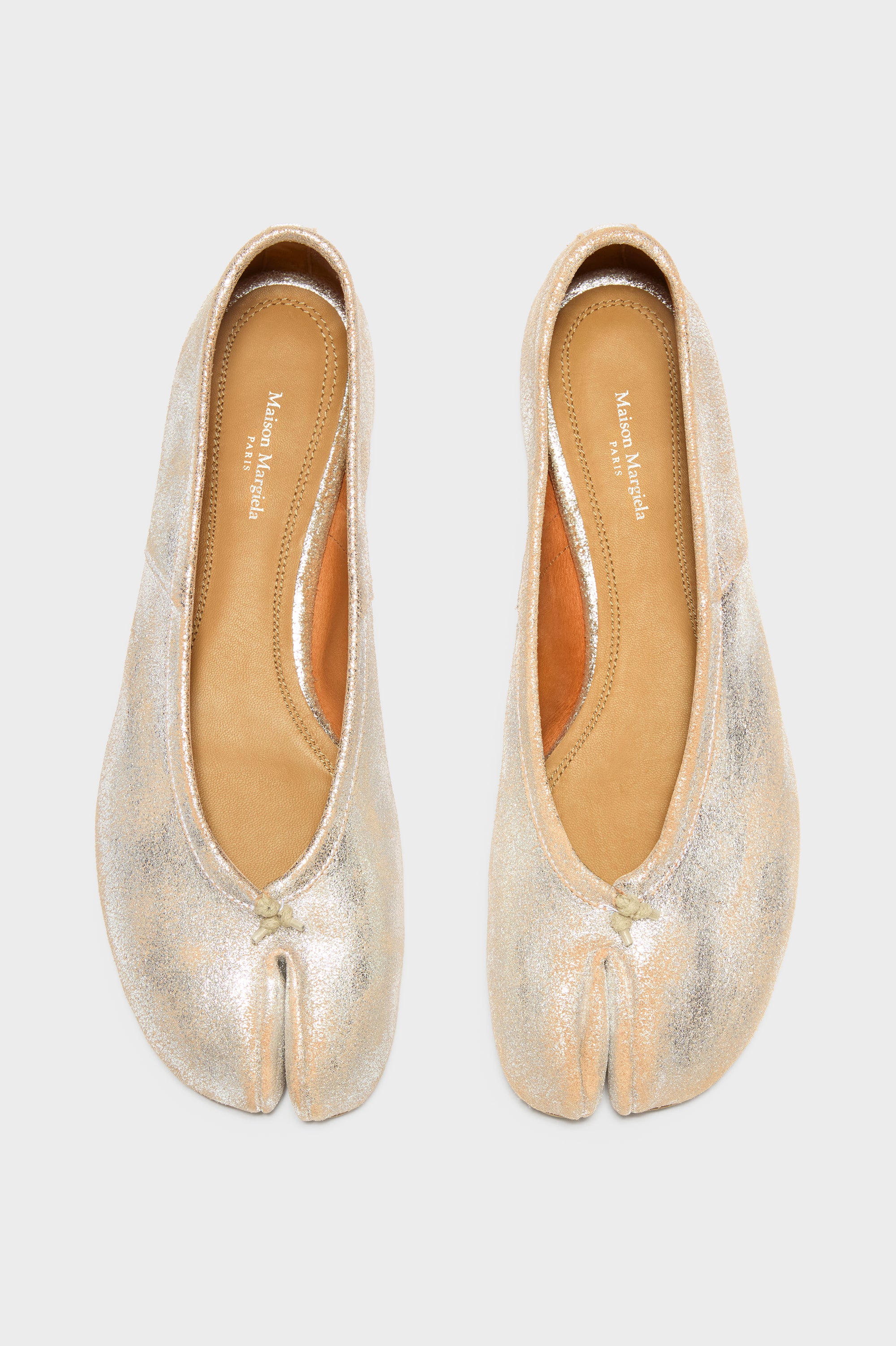 Designer Silver Tabi New Ballerina | Shop Online | Maison Margiela