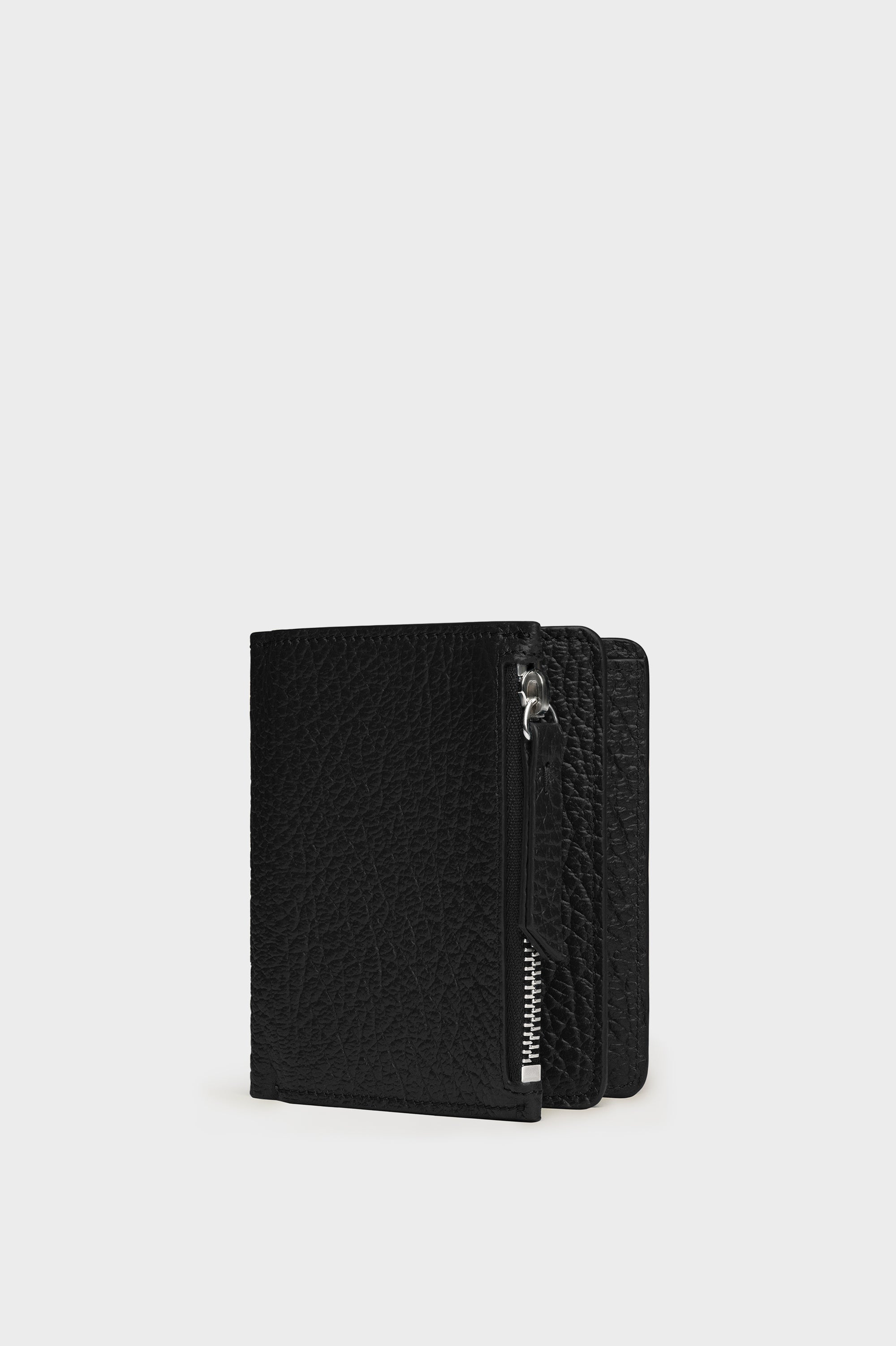 Designer Black Leather flap wallet | Shop Online | Maison Margiela