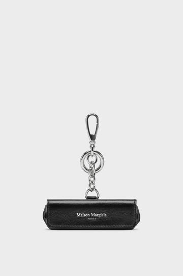Leather lipstick holder charm