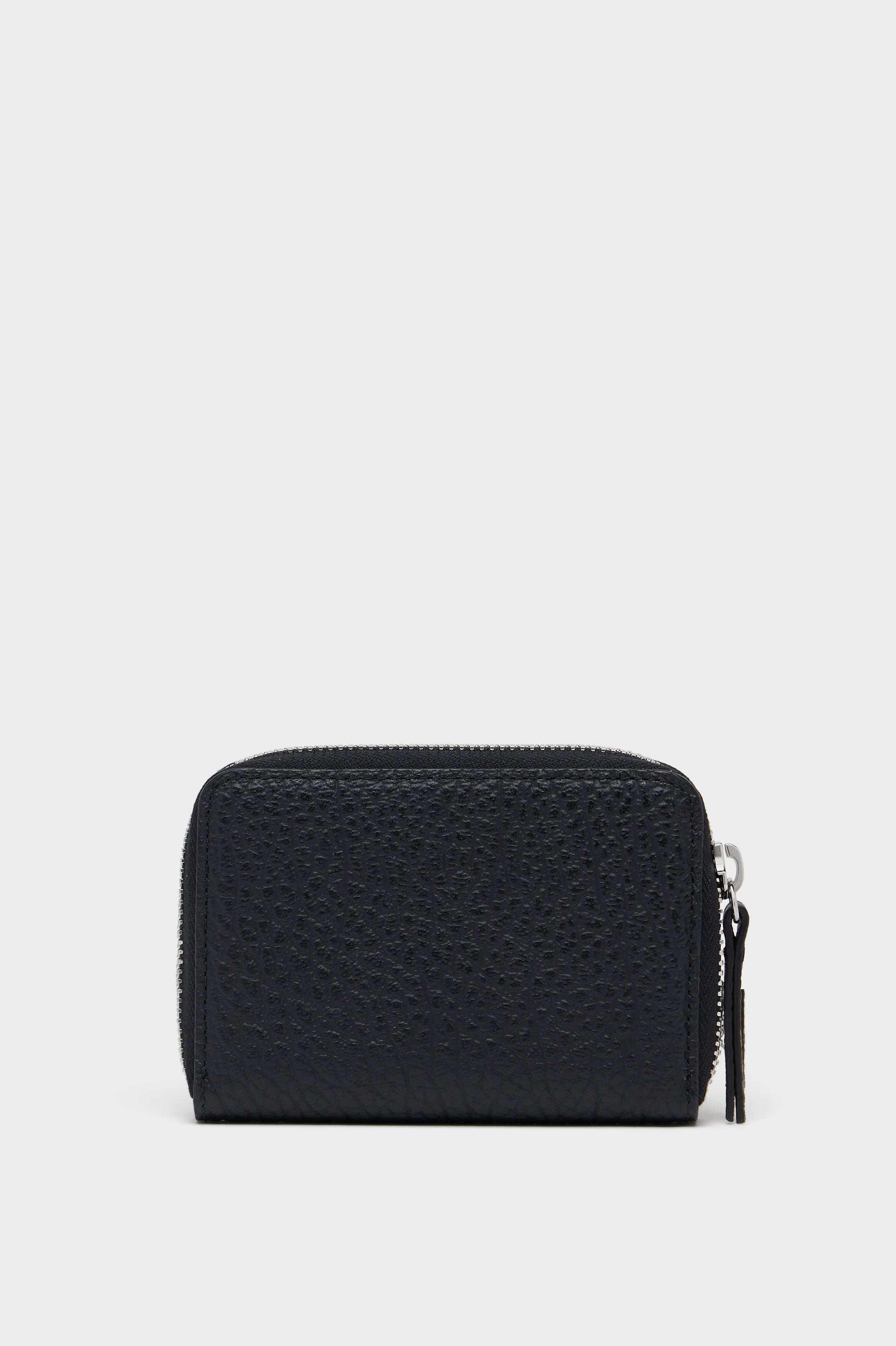 Designer Black Four Stitches Zip Coin Holder | Shop Online