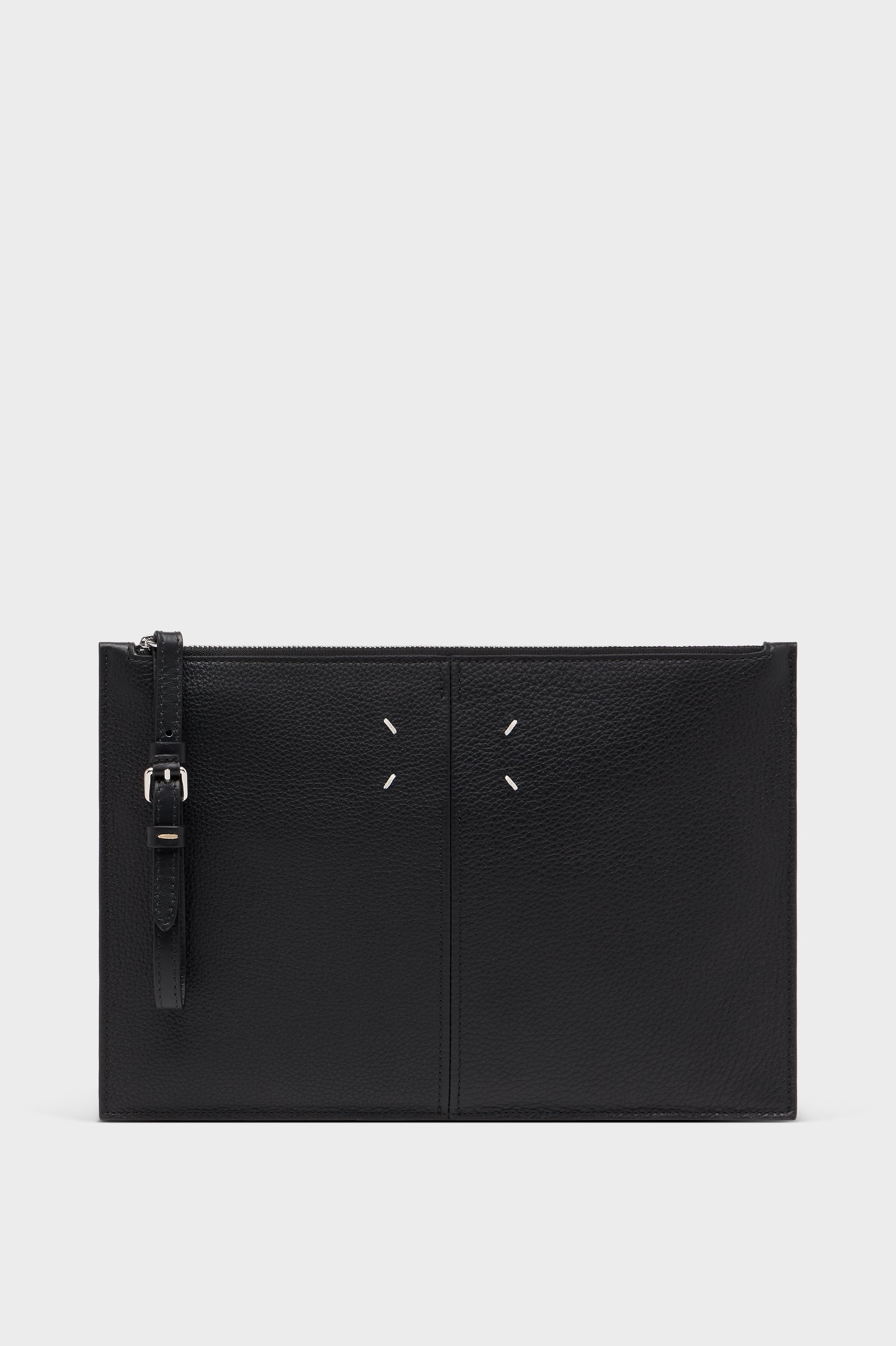 Maison Margiela サコッシュ Designer BLACK Leather Pouch | Shop Online | Maison Margiela