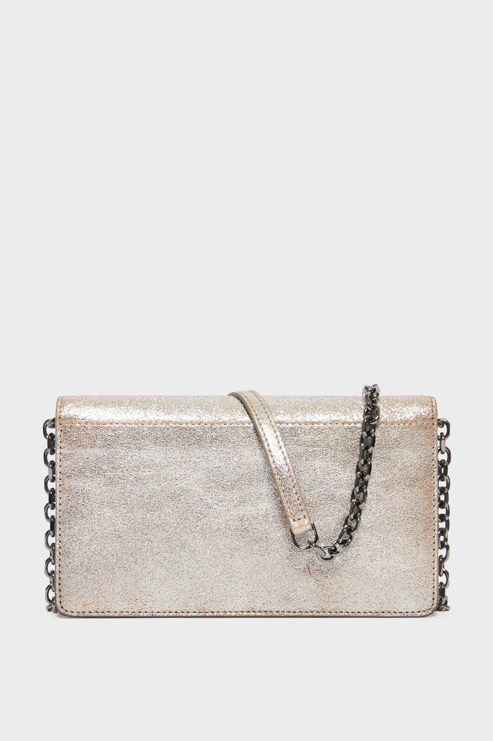 Four stitches chain wallet