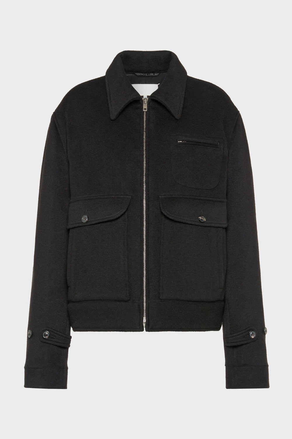 Maison Margiela Wool cashmere caban jacket