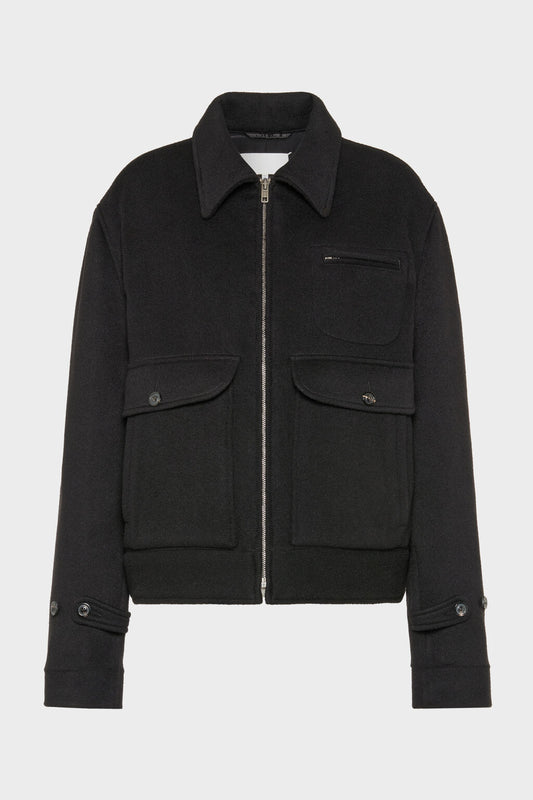 Maison Margiela Wool cashmere caban jacket