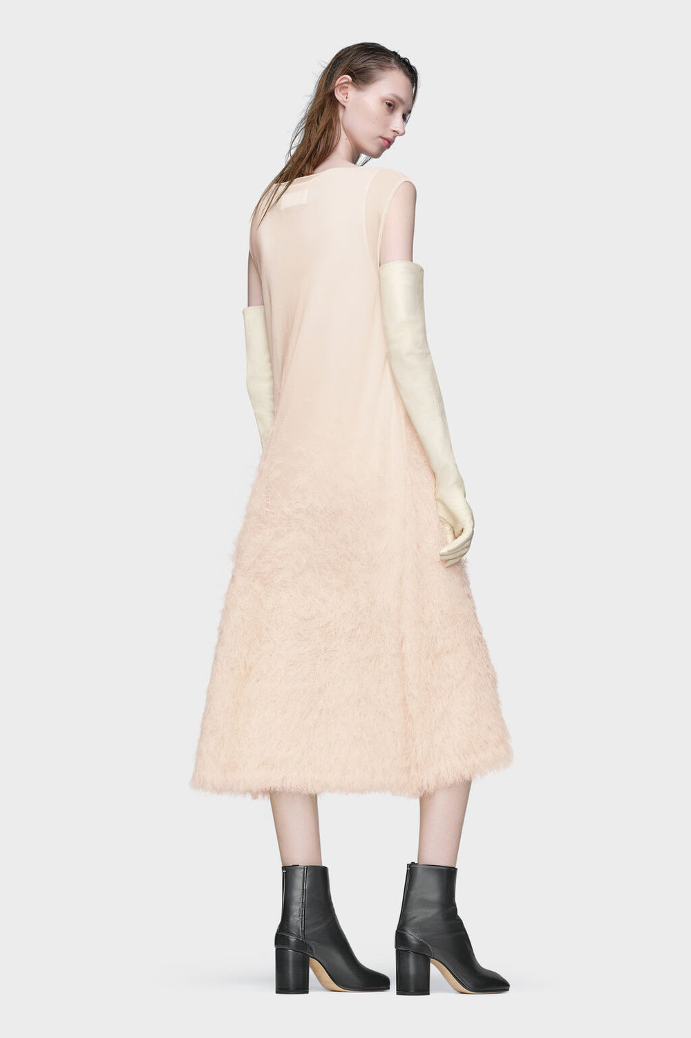 Maison Margiela Retrograde silk knit dress