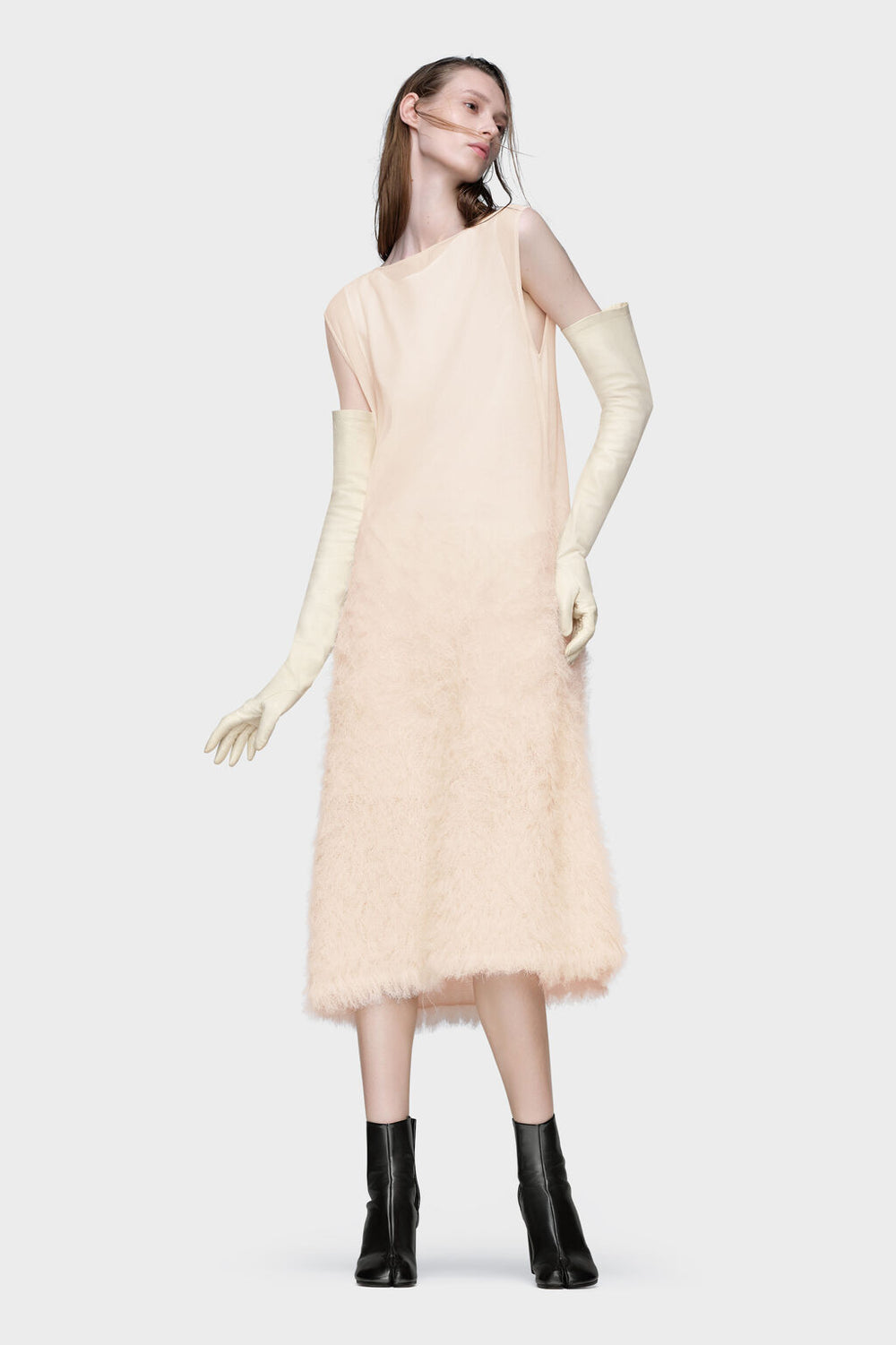 Maison Margiela Retrograde silk knit dress