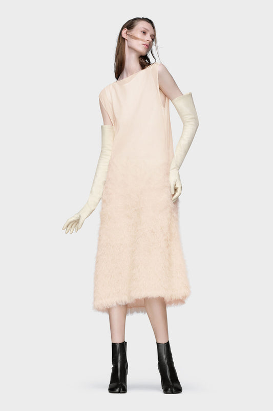 Maison Margiela Retrograde silk knit dress