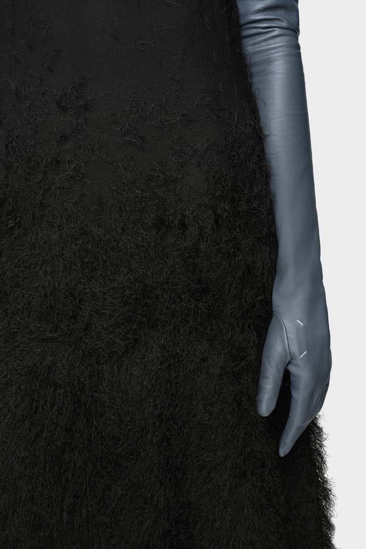 Retrograde silk knit dress