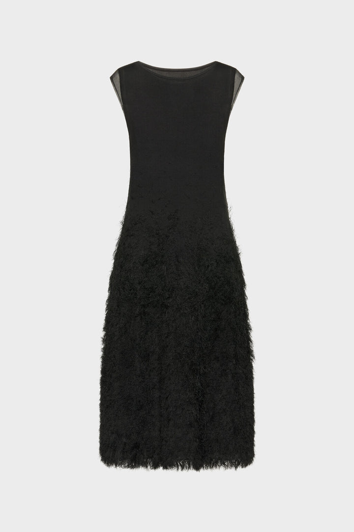 Retrograde silk knit dress