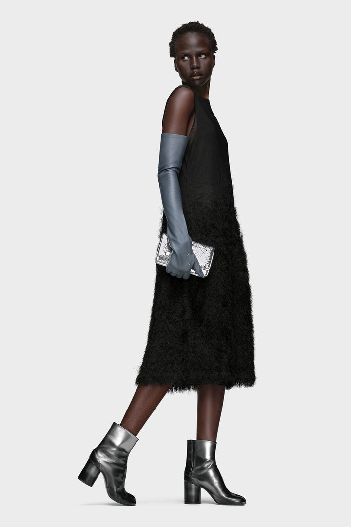 Retrograde silk knit dress