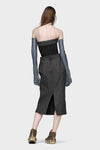 Maison Margiela Wool bustier dress