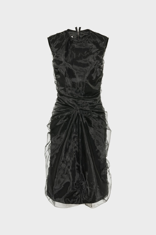 Maison Margiela Gathered organza dress