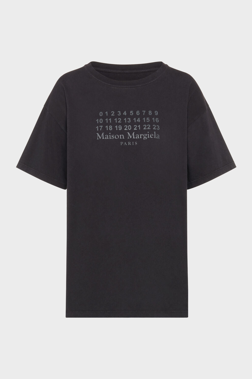 あ*い様 Maison Margiela ブラック Tシャツ Designer Black Numeric cotton jersey t-shirt | Shop Online
