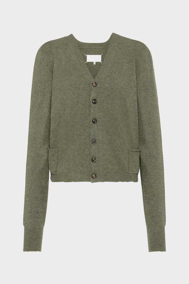 Wool v-neck cardigan