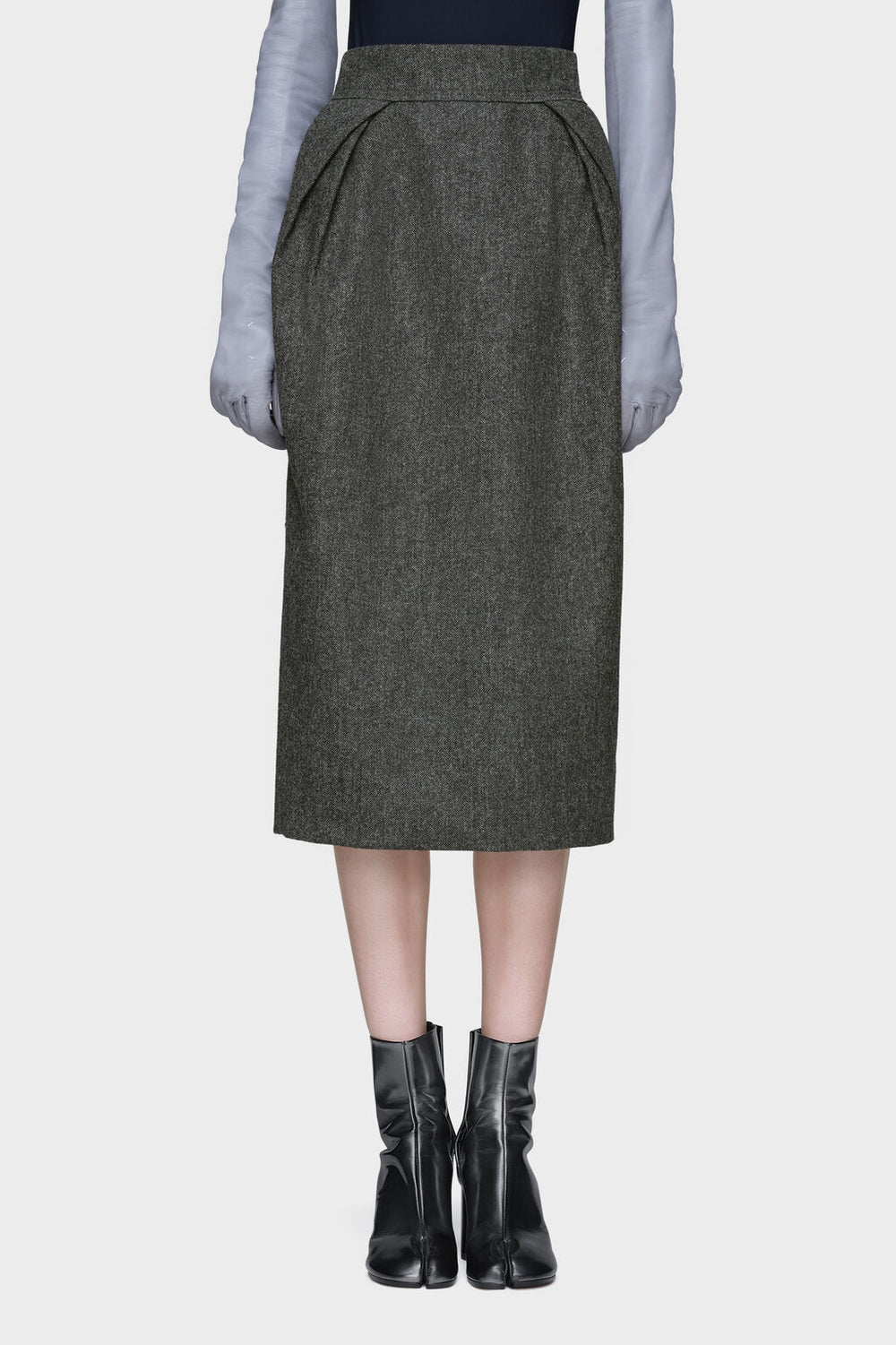 Maison Margiela Wool midi skirt