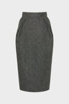 Maison Margiela Wool midi skirt