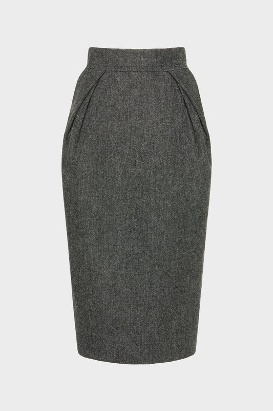 Maison Margiela Wool midi skirt