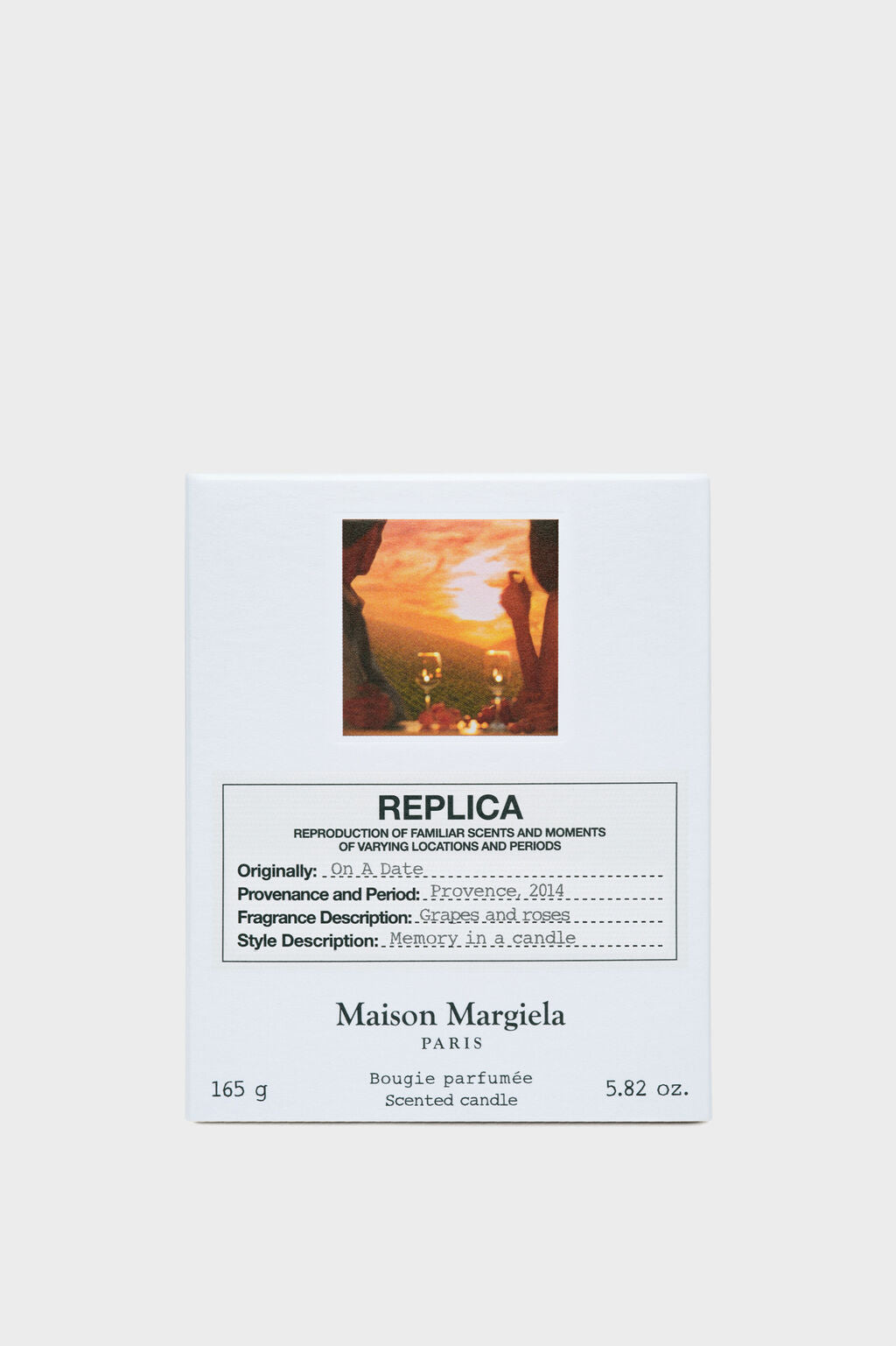 Designer White Replica On A Date Candle | Shop Online | Maison