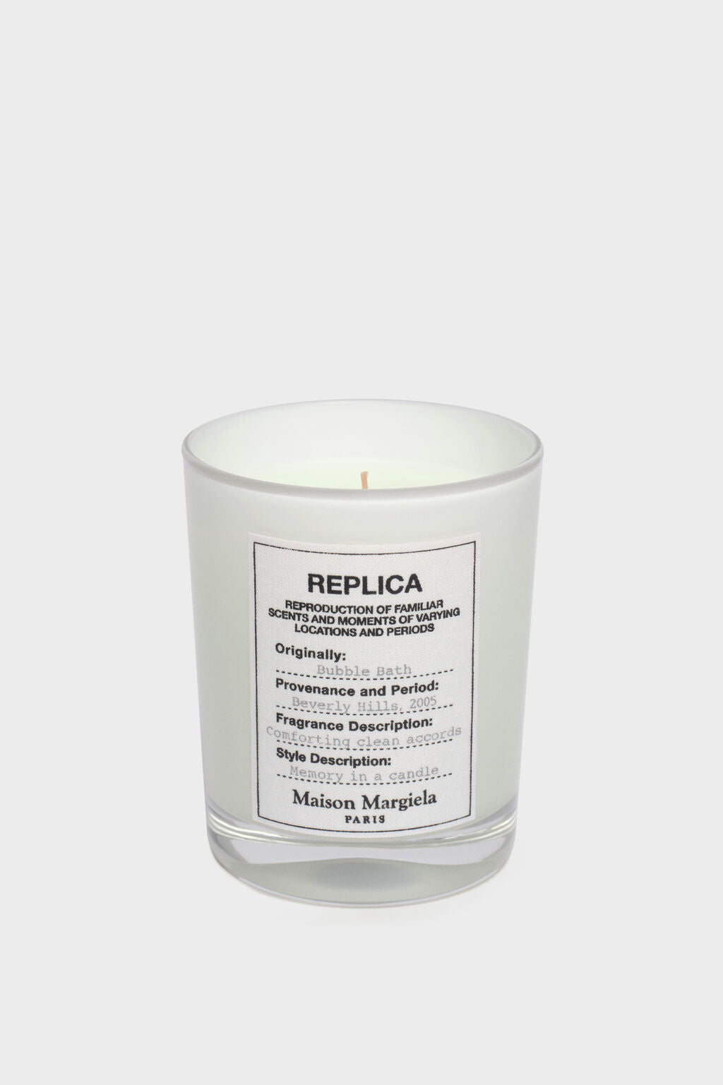 Replica Bubble Bath candle