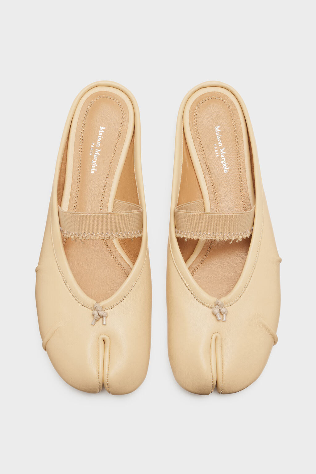 Designer Nude Tabi elastic band mule | Shop Online | Maison Margiela