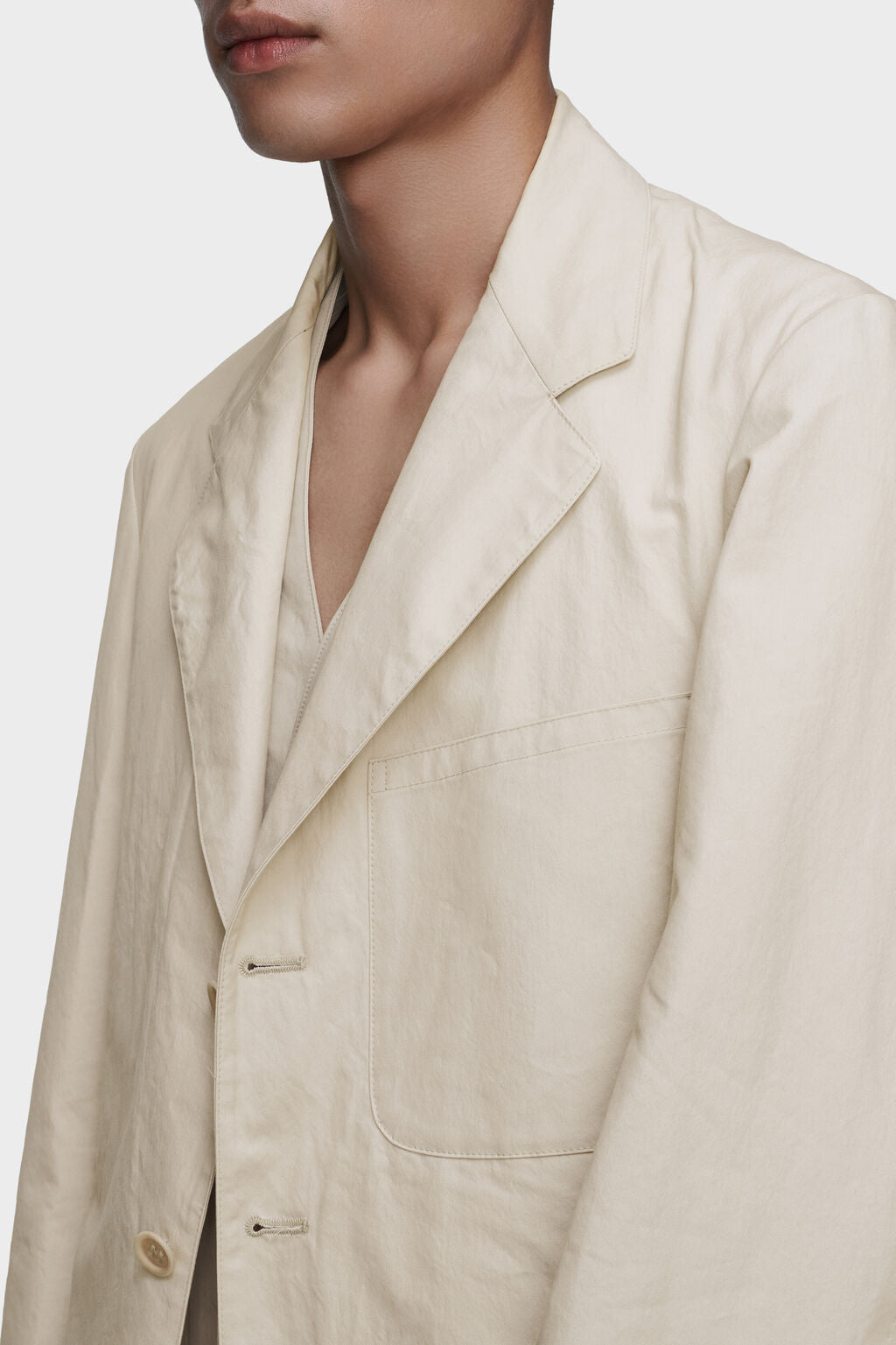 Cotton silk jacket