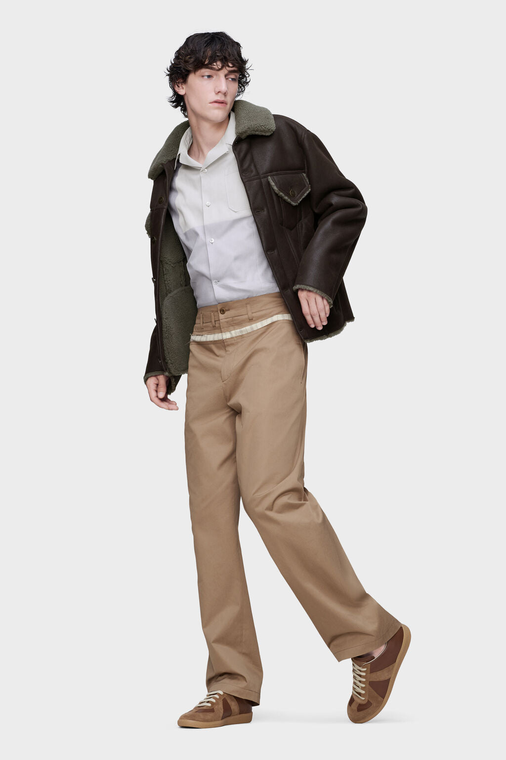 Cotton bowling shirt