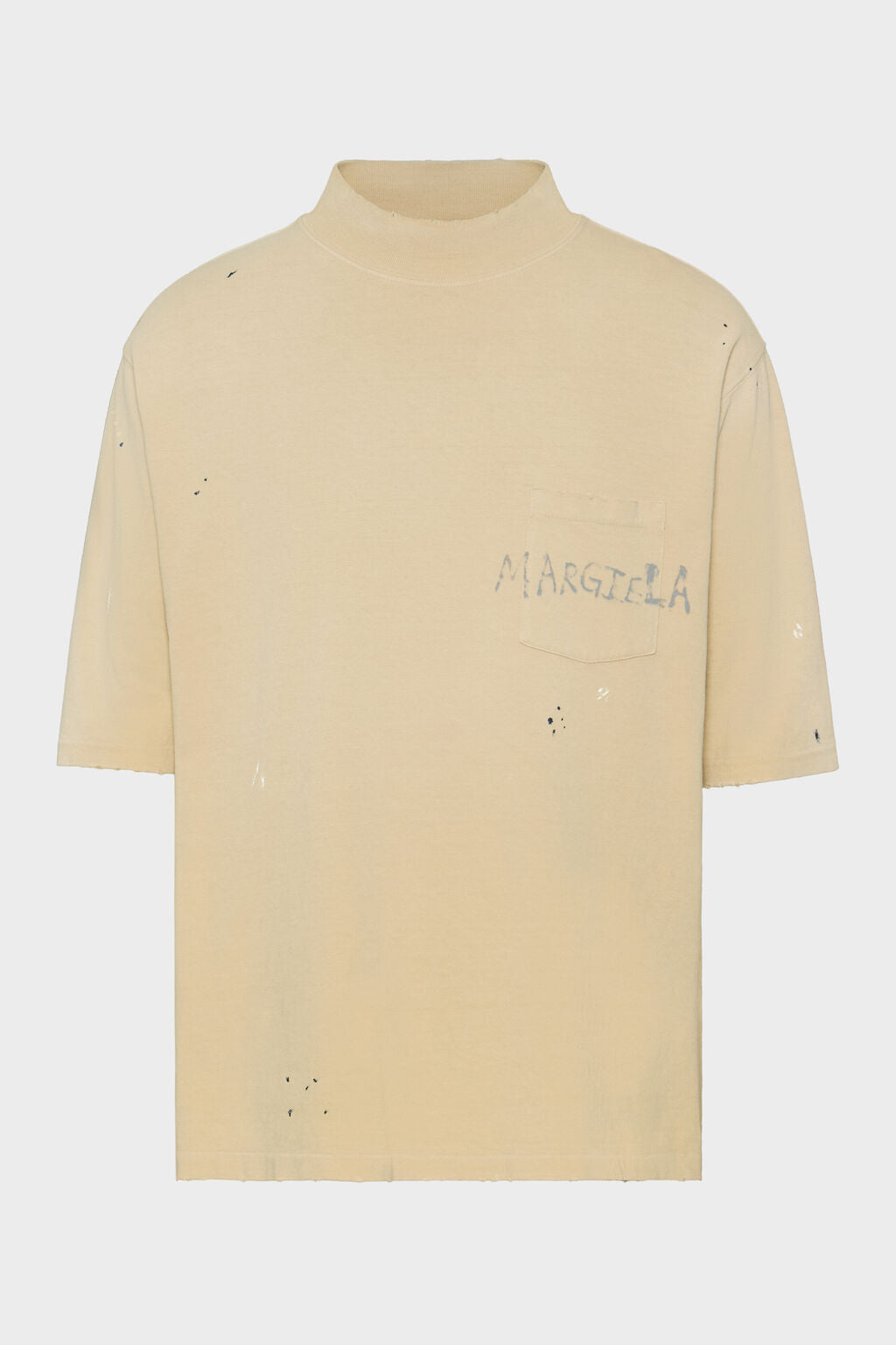 Designer Pink Beige Graffiti logo T-shirt | Shop Online | Maison