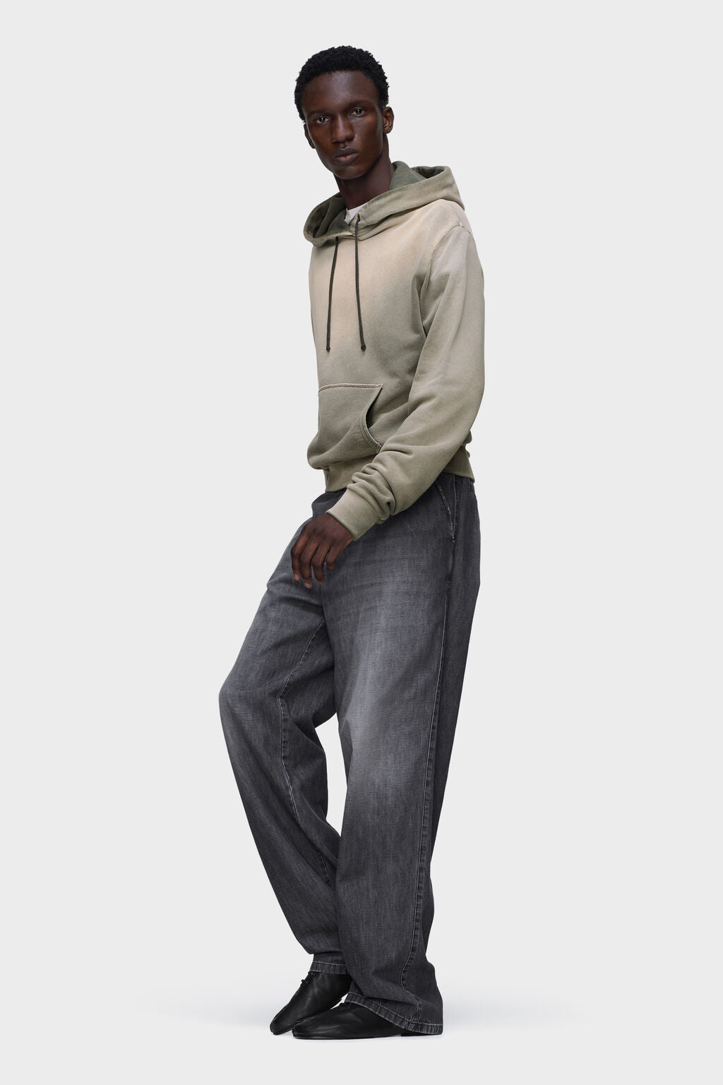 Cotton hooded sweatshirt
