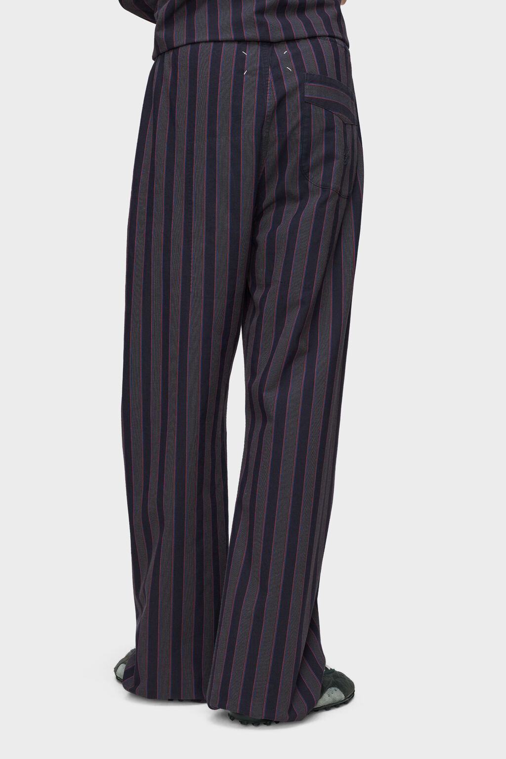 Striped pyjama cotton trousers