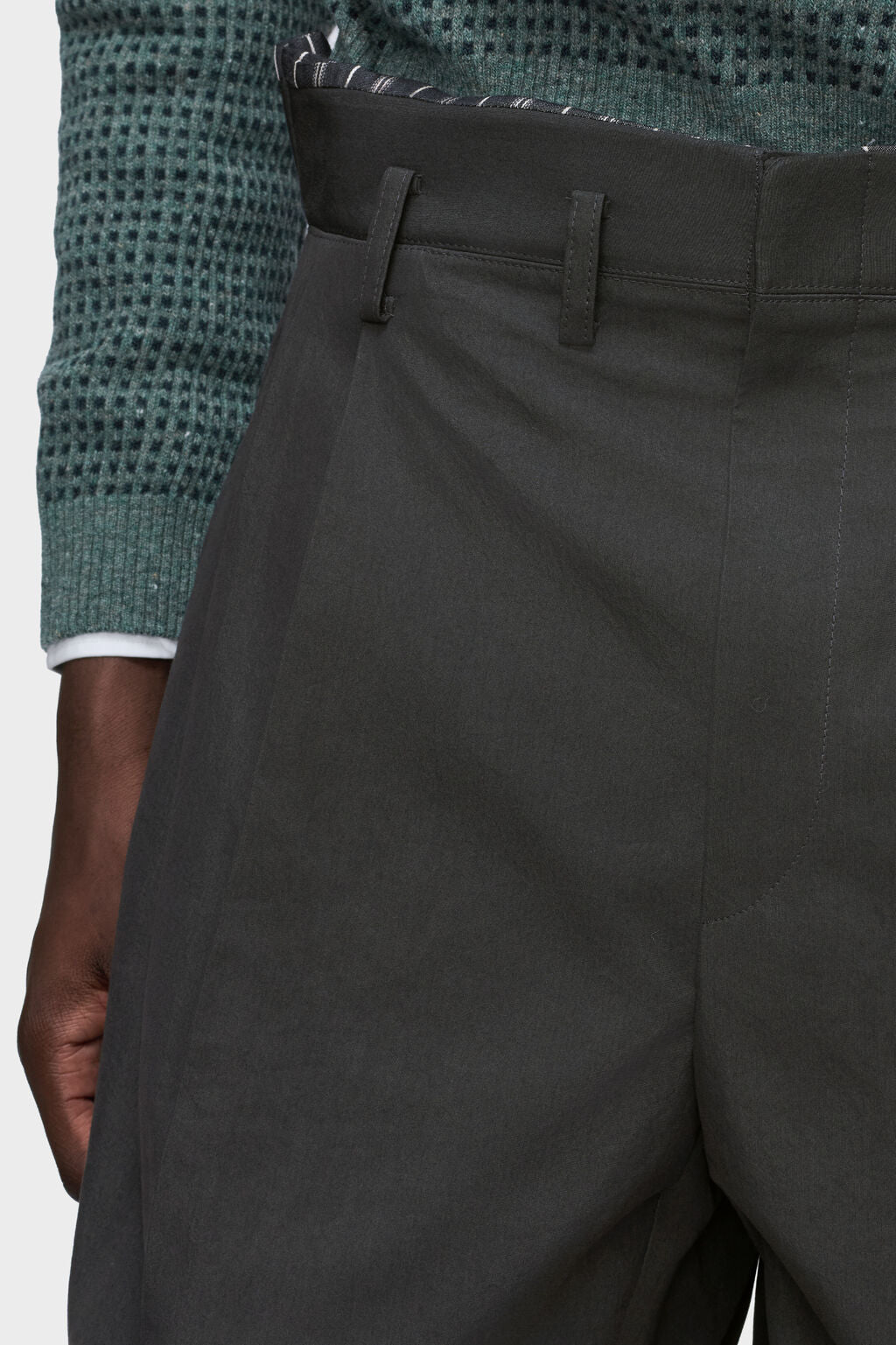 Cotton silk shorts