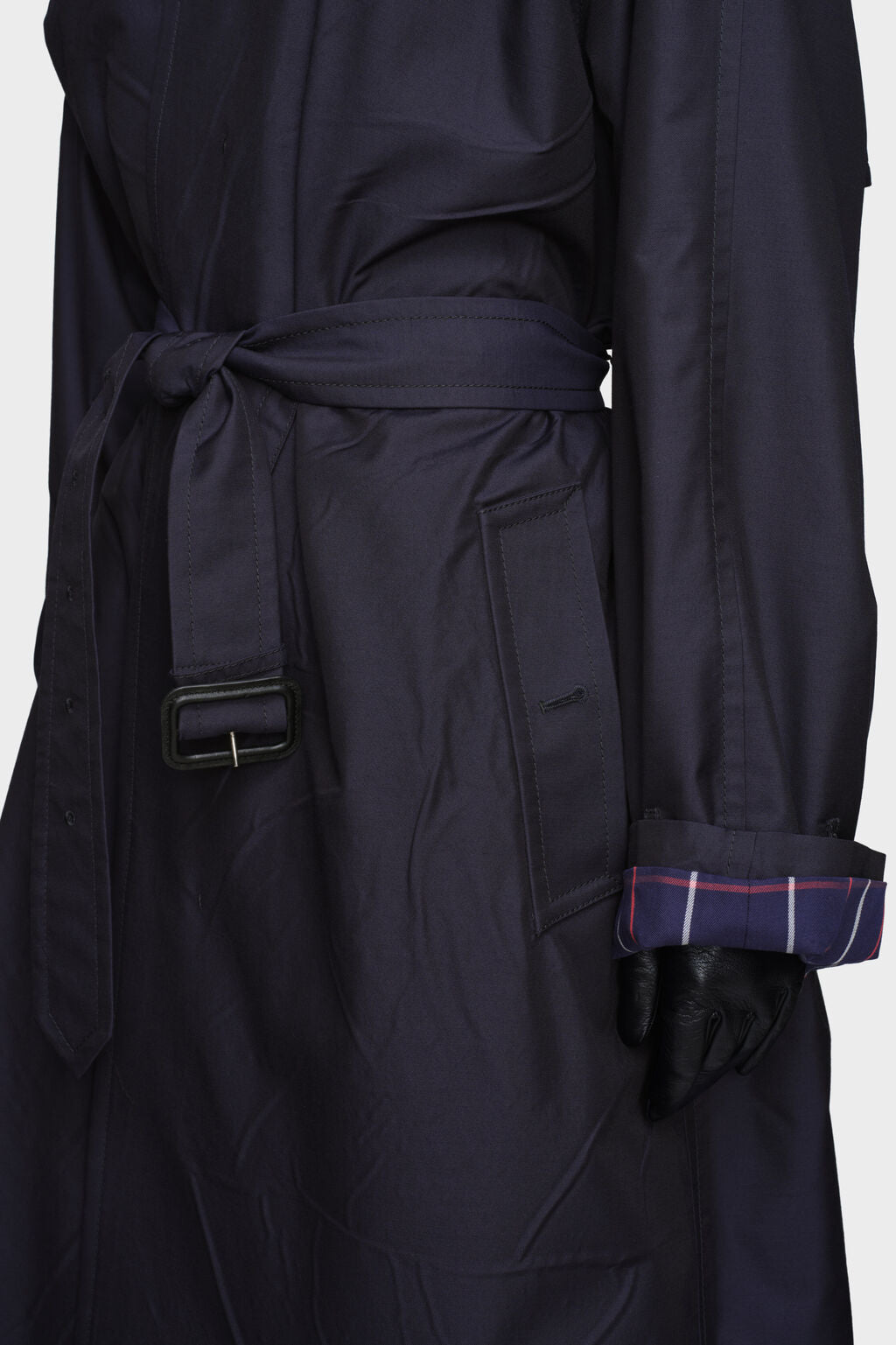 Designer BLUE Trench coat | Shop Online | Maison Margiela