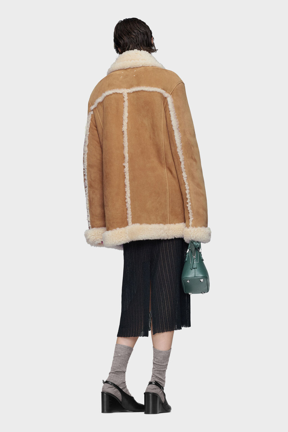 Maison Margiela Shearling caban