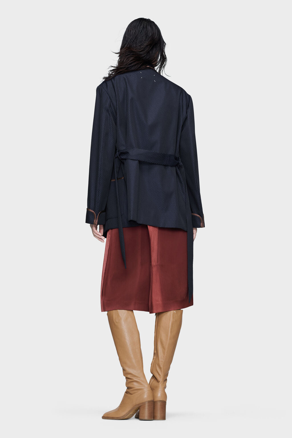 Wool robe de chambre jacket