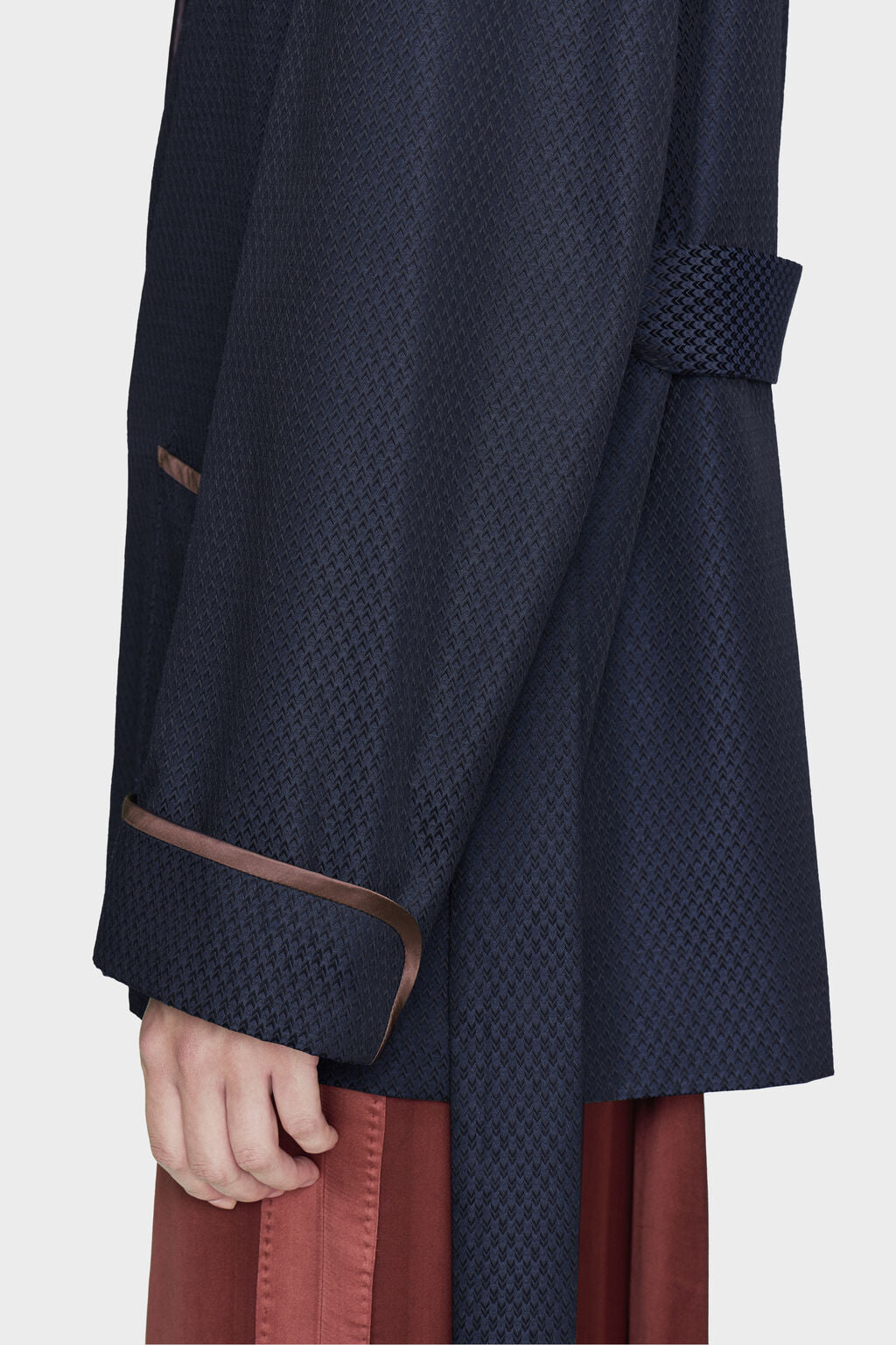Wool robe de chambre jacket