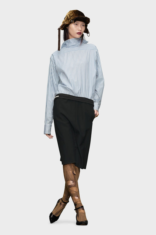 Maison Margiela Reversed stripe shirtdress