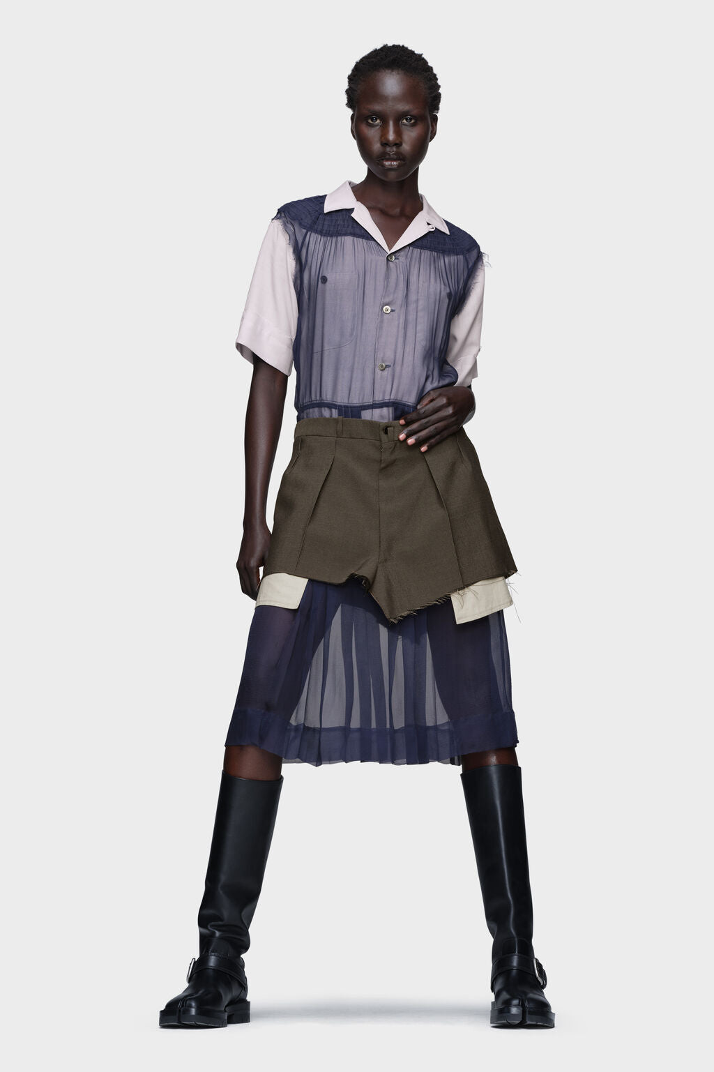 Spliced dress