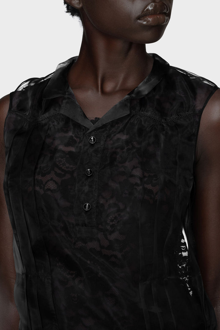 Sheer tea dress