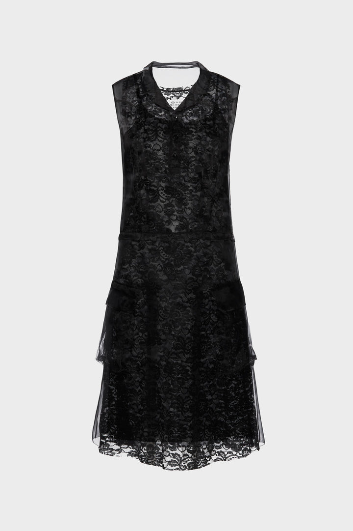 Sheer tea dress