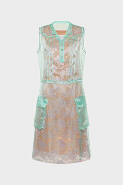 Sheer tea dress