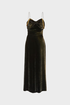 Silk maxi dress