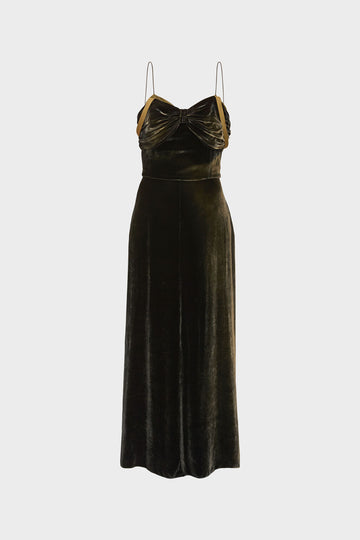 Silk maxi dress