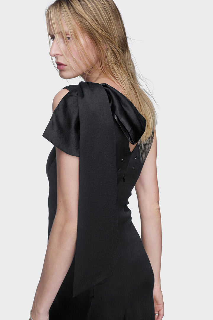 Bias-cut Evening Gown