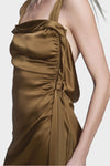 Maison Margiela Silk satin maxi dress