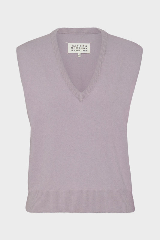 Maison Margiela Wool V-neck Gilet