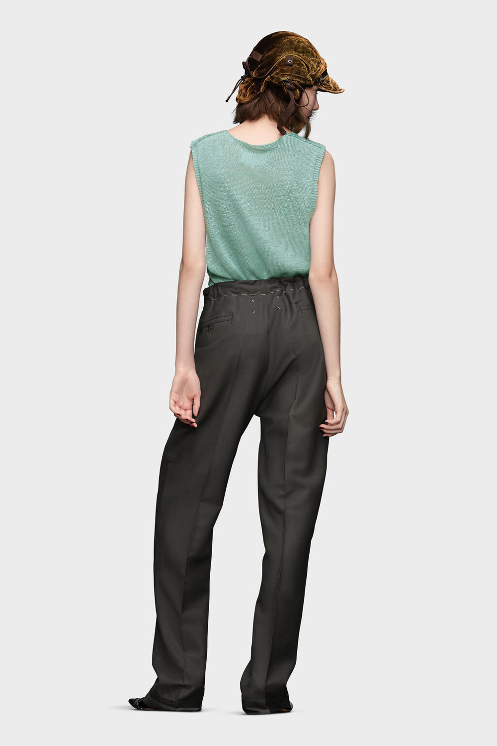 Maison Margiela Gardening hemp knit vest