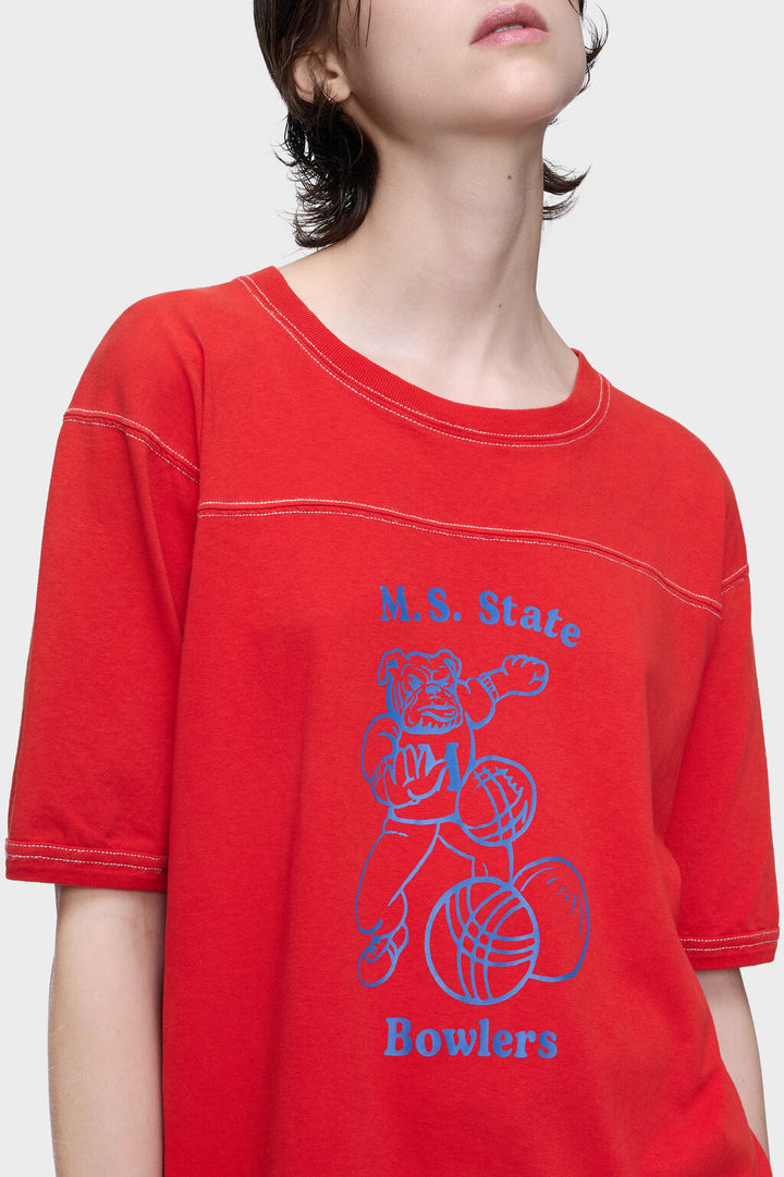 Cotton varsity T-shirt
