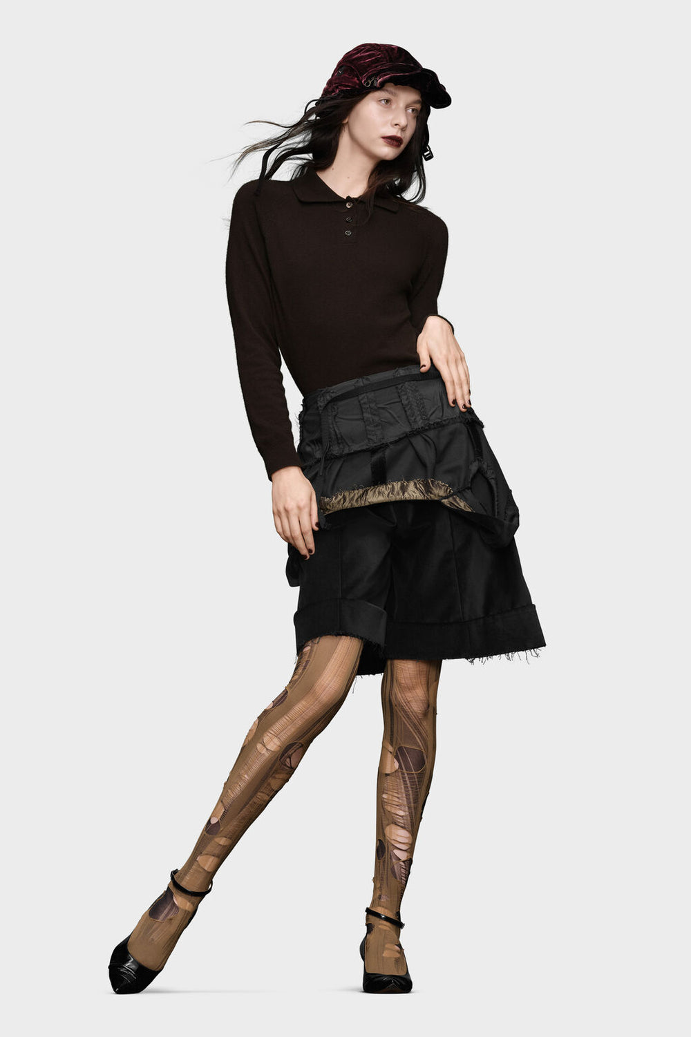 Maison Margiela Wool polo-neck top